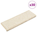 Stufenmatten 30 Stk. 65x21x4 cm Weiß Rechteckiger Rand