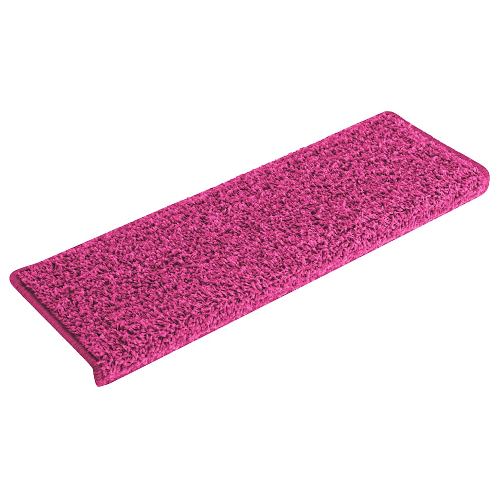 Stufenmatten 30 Stk. 65x21x4 cm Rosa Rechteckiger Rand