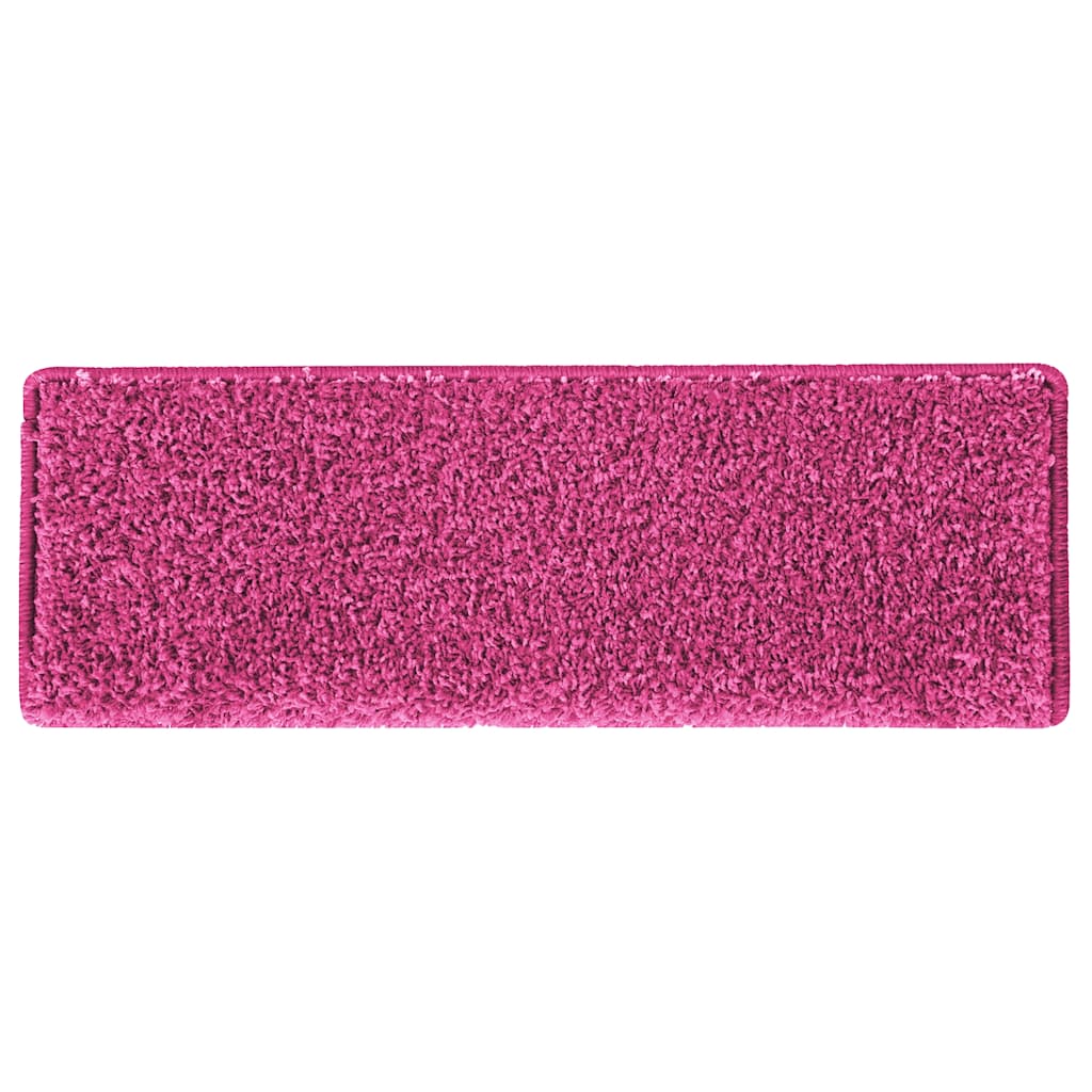 Stufenmatten 30 Stk. 65x21x4 cm Rosa Rechteckiger Rand