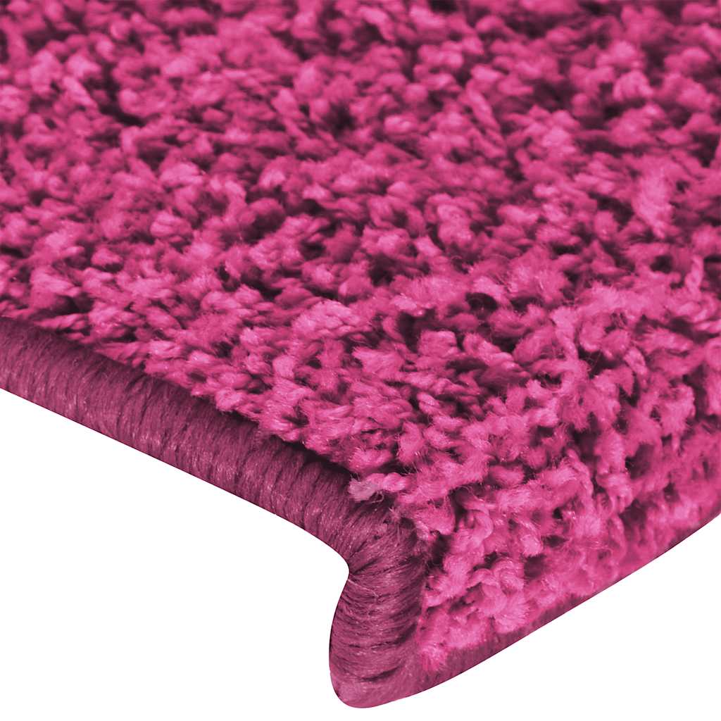 Stufenmatten 30 Stk. 65x21x4 cm Rosa Rechteckiger Rand