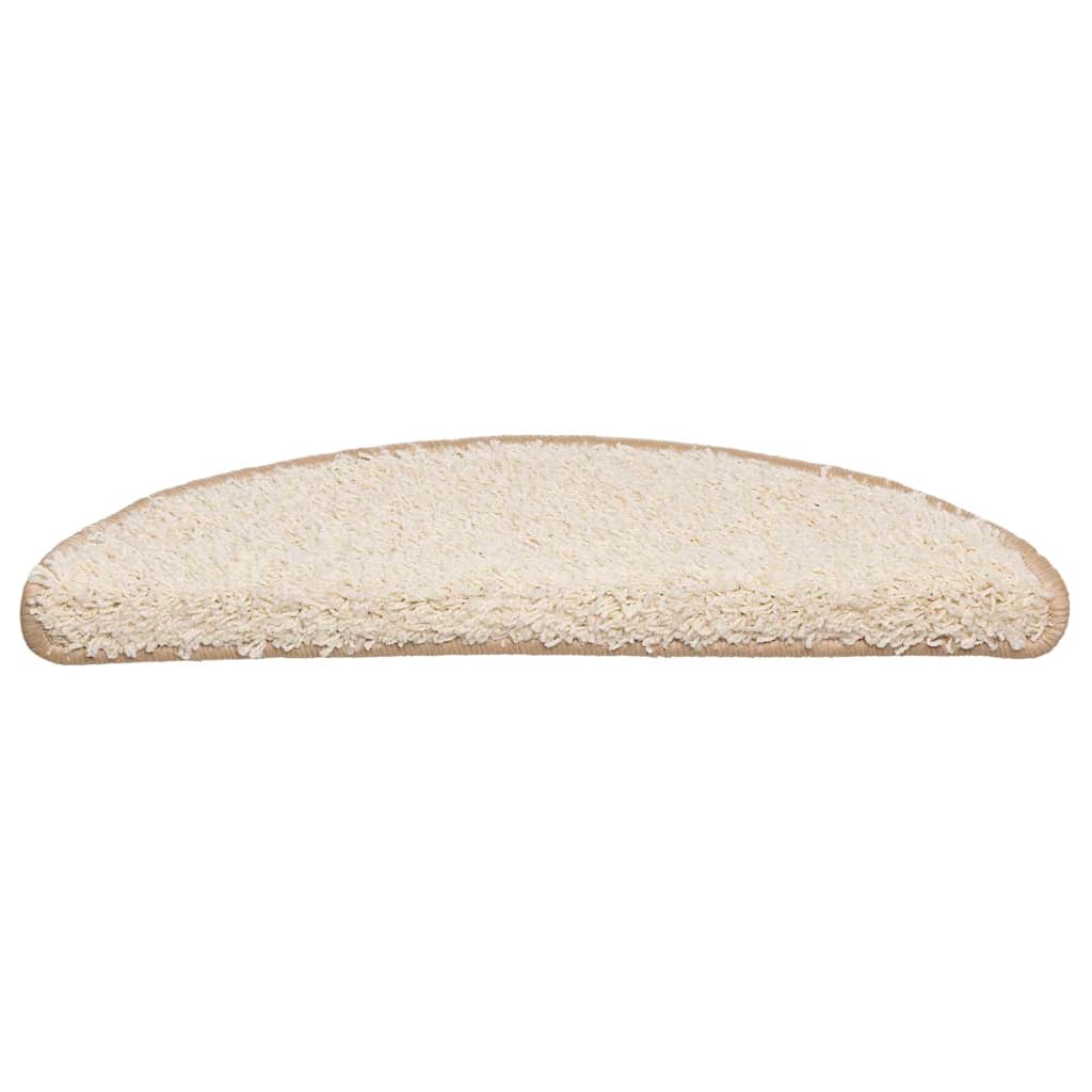 Stufenmatten 20 Stk. 56x17x3 cm Creme Halbrund