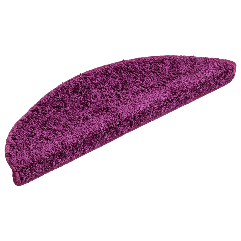 Stufenmatten 20 Stk. 56x17x3 cm Violett Halbrund