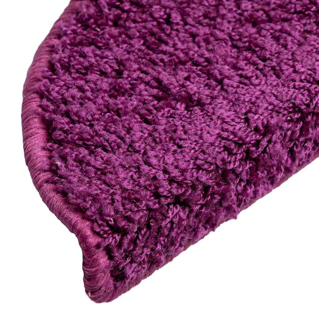 Stufenmatten 20 Stk. 56x17x3 cm Violett Halbrund
