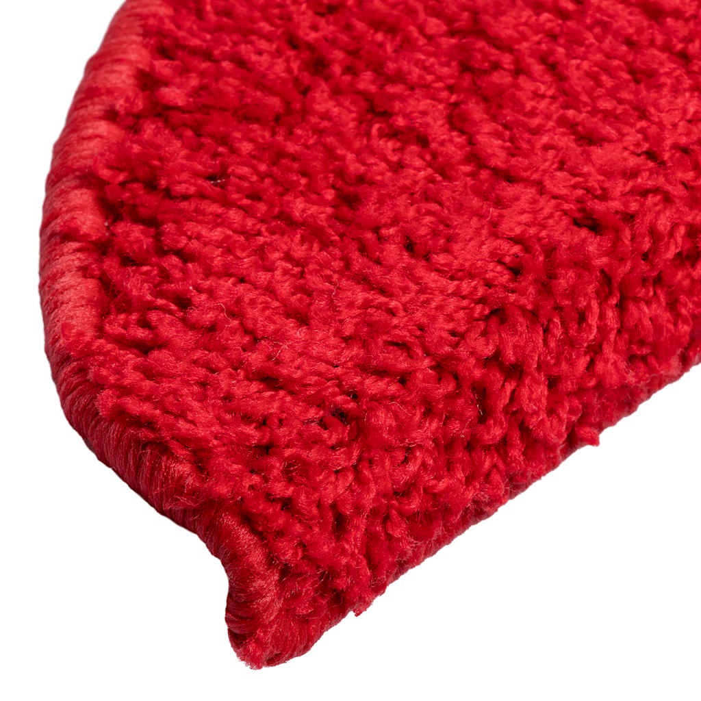 Stufenmatten 20 Stk. 56x17x3 cm Rot Halbrund