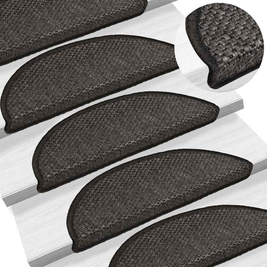 Stufenmatten Selbstklebend Sisal-Optik 30Stk. 56x17x3cm