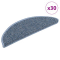 Stufenmatten Selbstklebend Sisal-Optik 30Stk. 56x17x3cm Blau