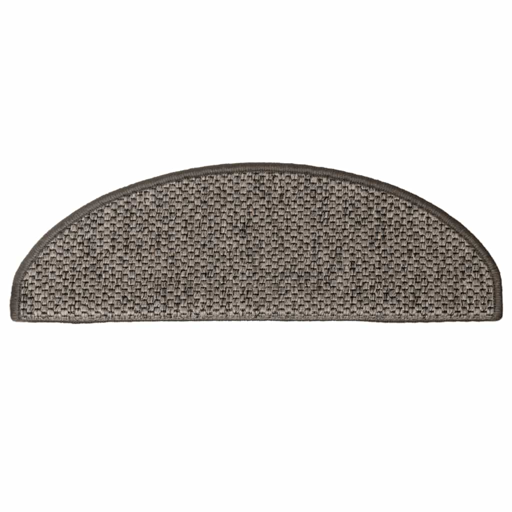 Stufenmatten Selbstklebend Sisal-Optik 30 Stk. 65x21x4cm Grau-Beige