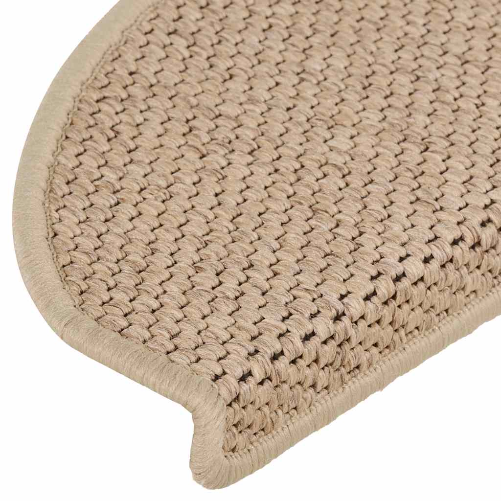 Stufenmatten Selbstklebend Sisal-Optik 30Stk. 65x21x4cm Sand