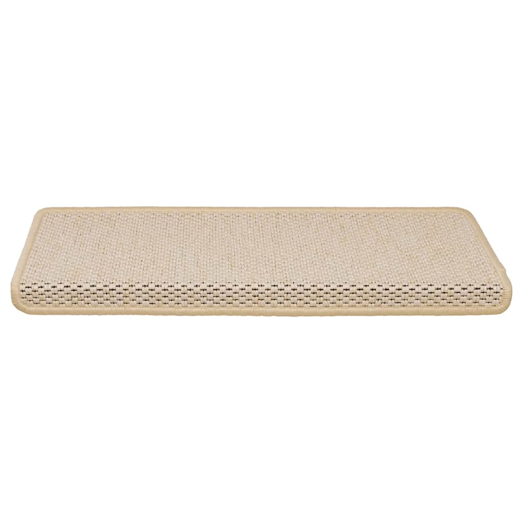 Stufenmatten Selbstklebend Sisal-Optik 30 Stk. 65x21x4cm Berber