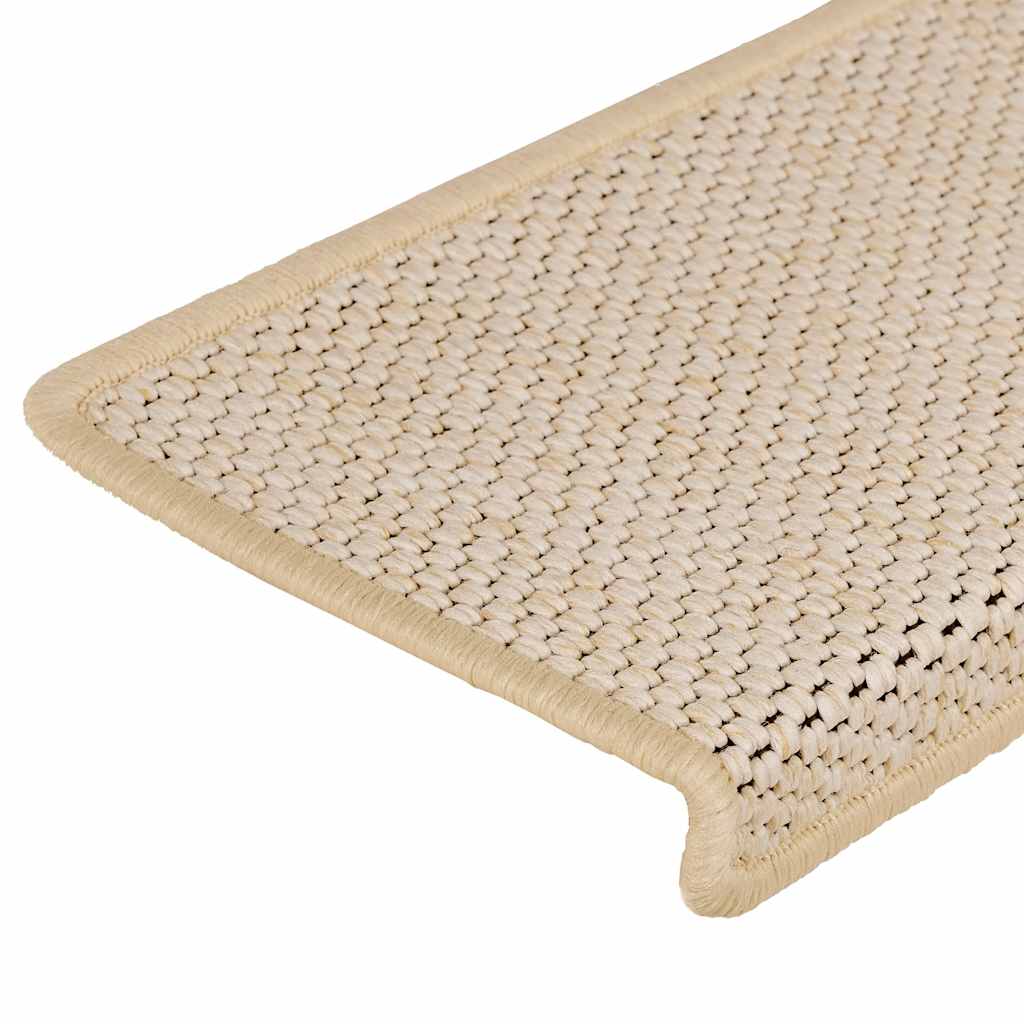 Stufenmatten Selbstklebend Sisal-Optik 30 Stk. 65x21x4cm Berber