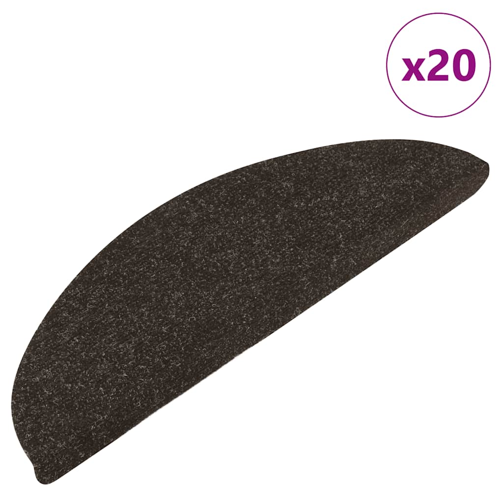 Stufenmatten Selbstklebend 20 Stk. Anthrazit 56x17x3 cm