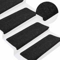 Stufenmatten Selbstklebend 30 Stk. Anthrazit 65x24,5x3,5 cm