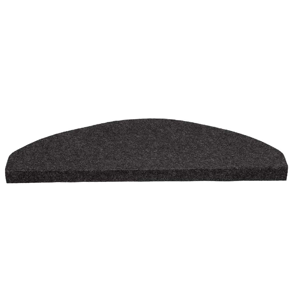 Stufenmatten Selbstklebend 30 Stk. Schwarz 65x22,5x3,5 cm