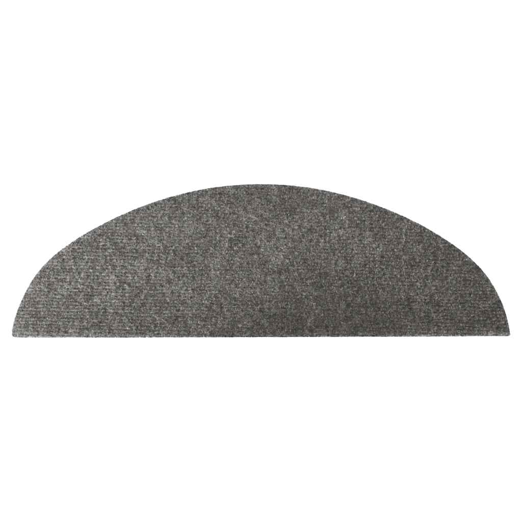 Stufenmatten Selbstklebend 30 Stk. Grau 56x17x3 cm