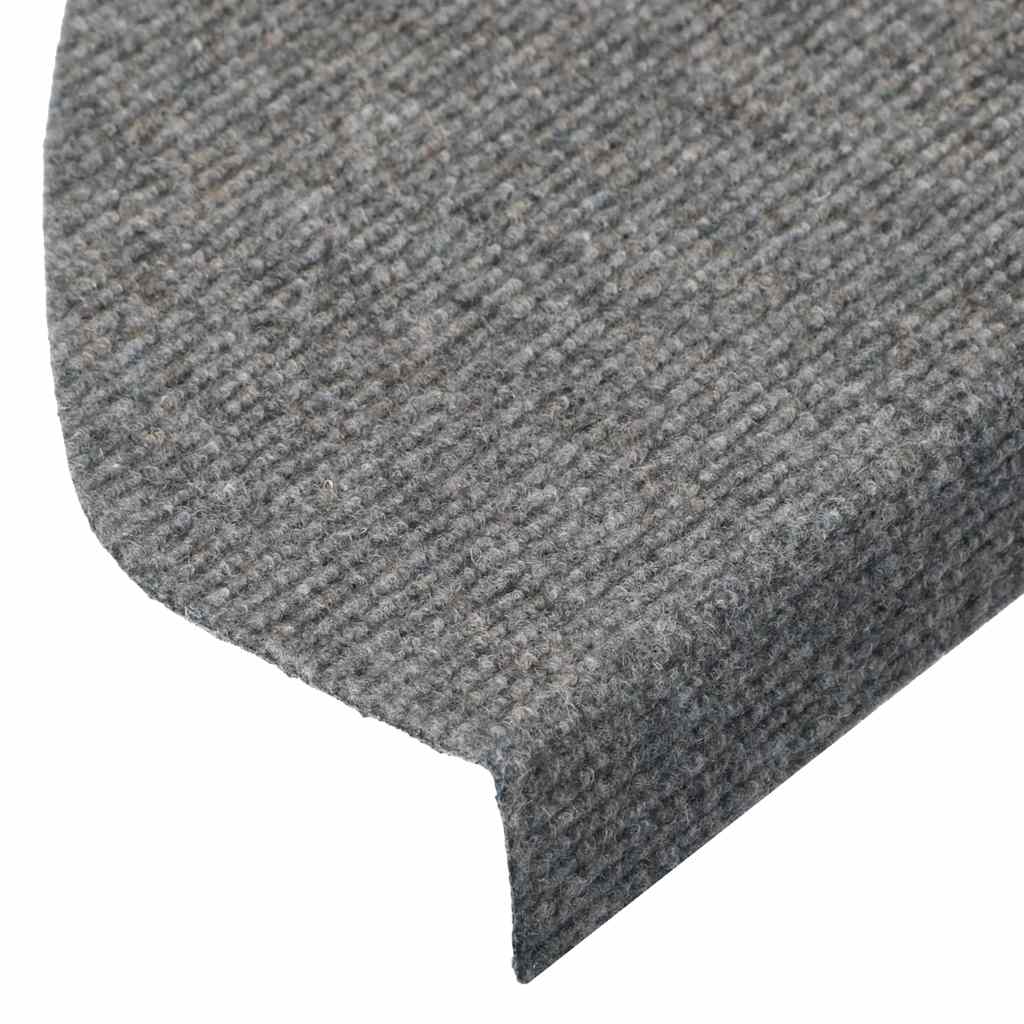 Stufenmatten Selbstklebend 30 Stk. Grau 65x22,5x3,5 cm