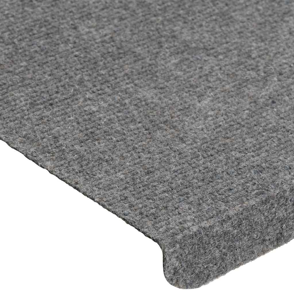 Stufenmatten Selbstklebend 30 Stk. Grau 65x24,5x3,5 cm