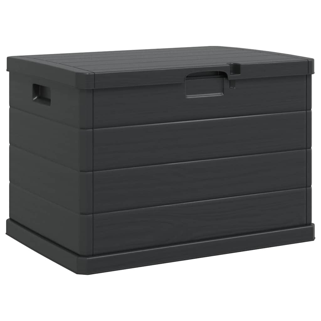 Gartenlagerbox Anthrazit 77,5 x 54,5 x 53 cm Kunststoff