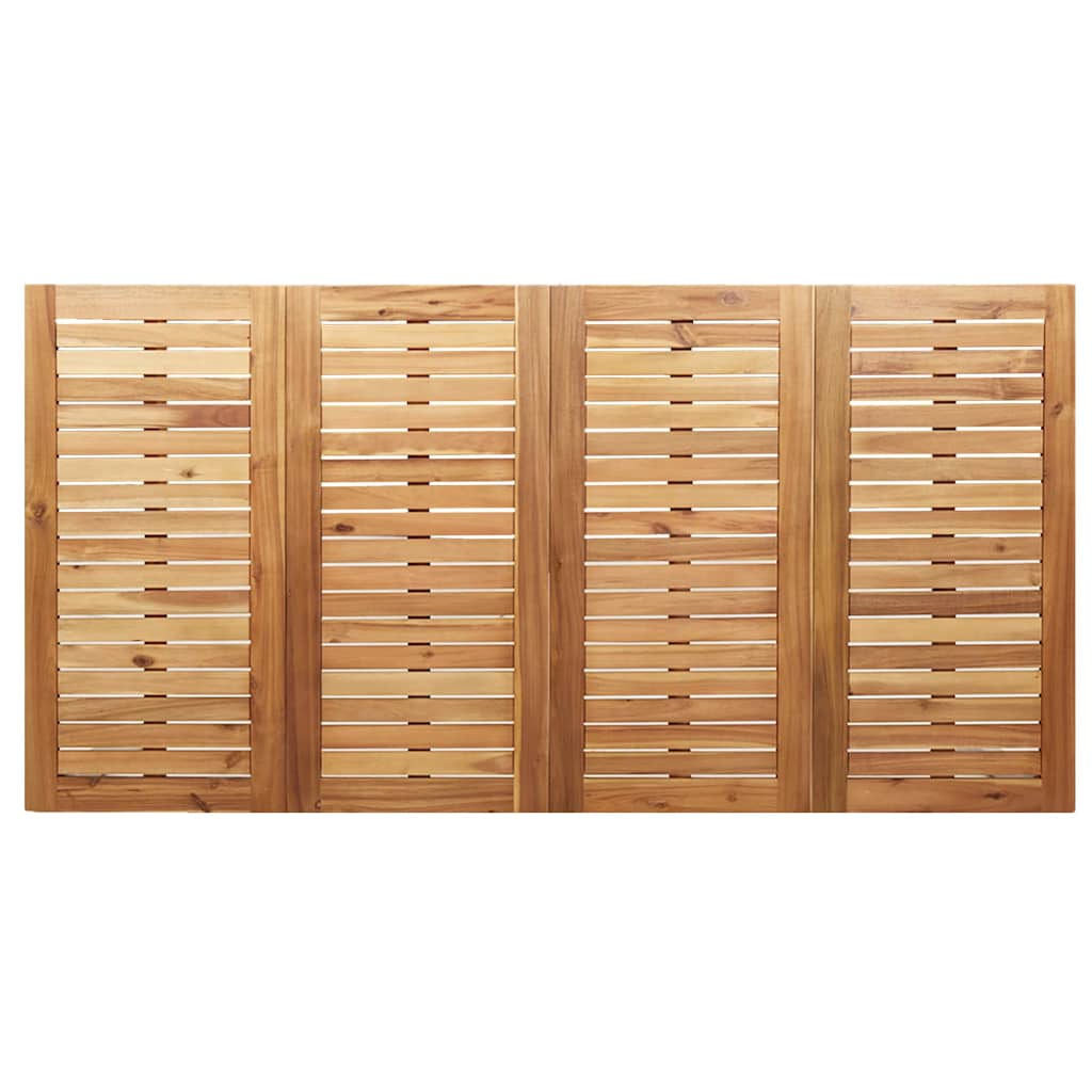 Outdoortisch-Set 5 pcs Braun Massivholz Akazie