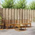 Outdoor-Sofagarnitur 5 pcs Natur
