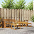 Outdoor-Sofagarnitur 6 pcs Natur