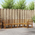 Outdoor-Sofagarnitur 5 pcs Natur
