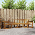 Outdoor-Sofagarnitur 5 pcs Natur
