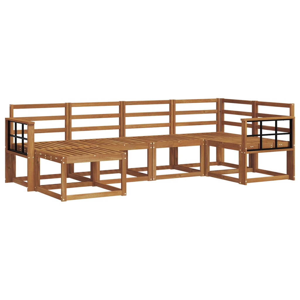 Outdoor-Sofagarnitur 6 pcs Natur