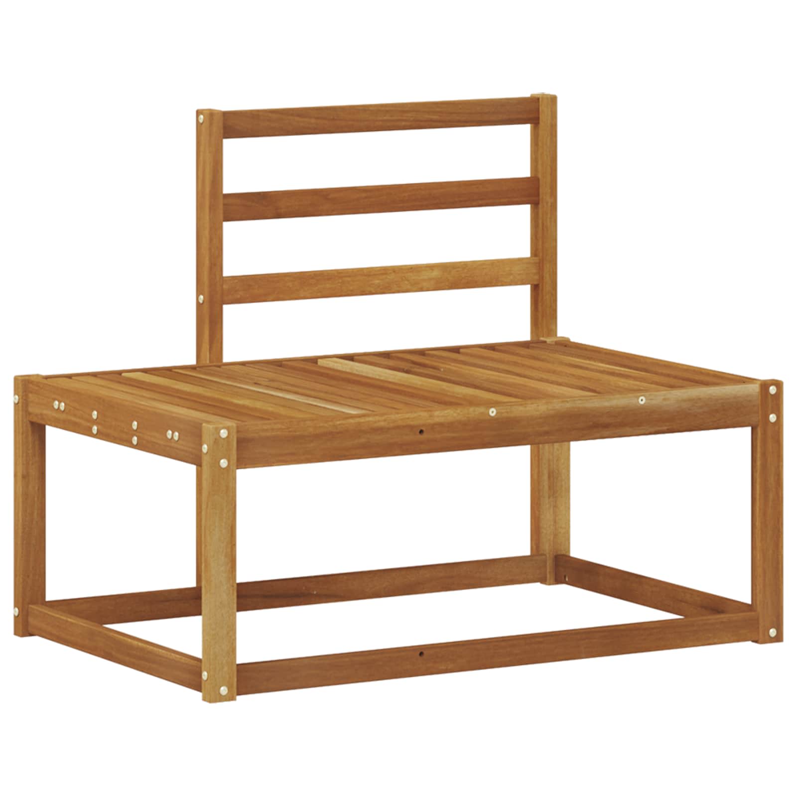 Outdoor-Sofagarnitur 3 pcs Natur Massivholz Akazie