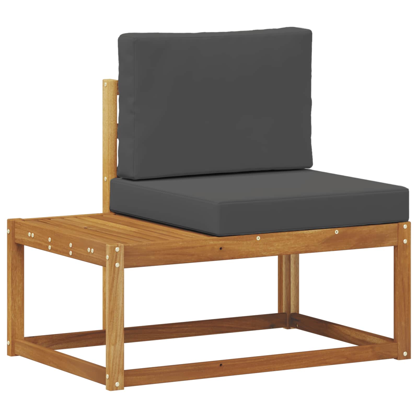 Outdoor-Sofagarnitur mit Kissen 3 pcs Natur
