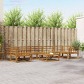 Outdoor-Sofagarnitur 8 pcs Natur Massivholz Akazie