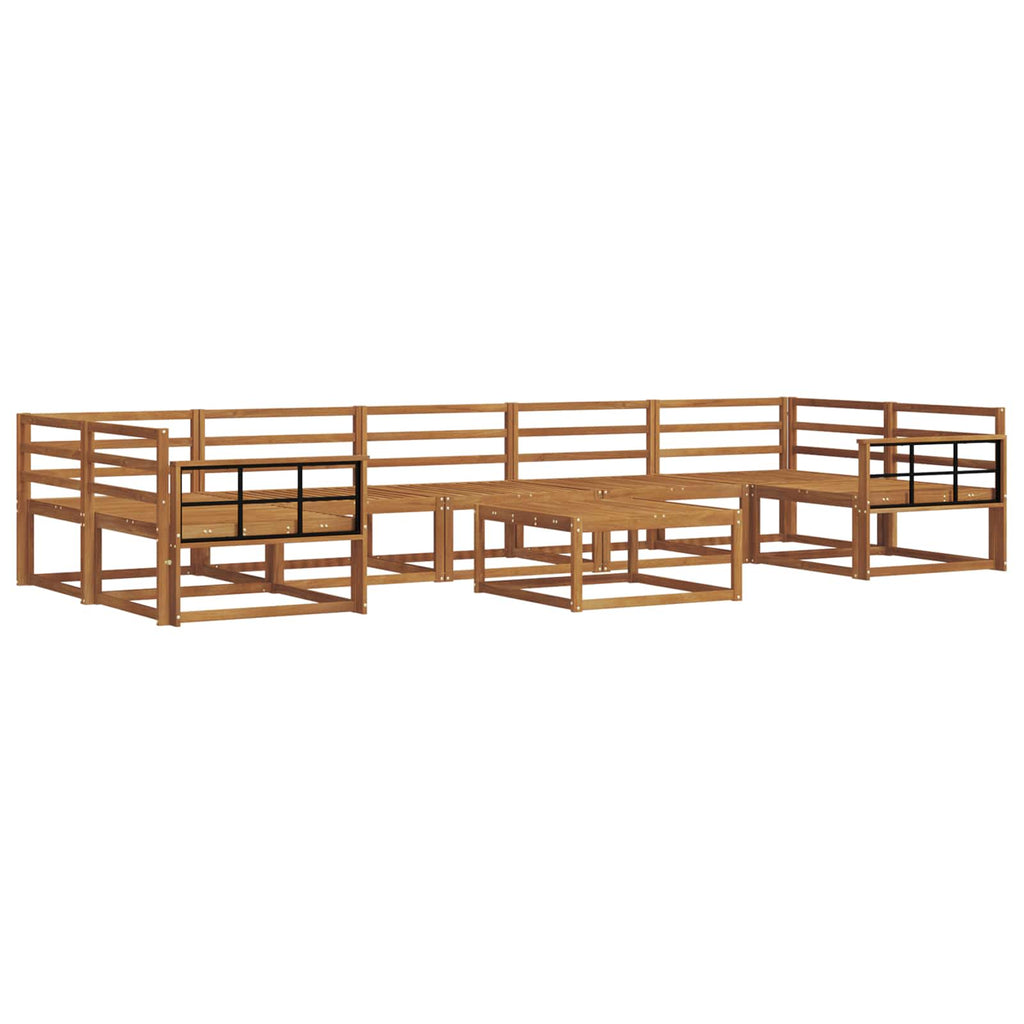Outdoor-Sofagarnitur 8 pcs Natur Massivholz Akazie