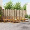 Outdoor-Sofagarnitur 6 pcs Natur Massivholz Akazie