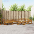 Outdoor-Sofagarnitur 8 pcs Natur Massivholz Akazie