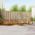 Outdoor-Sofagarnitur 8 pcs Natur Massivholz Akazie