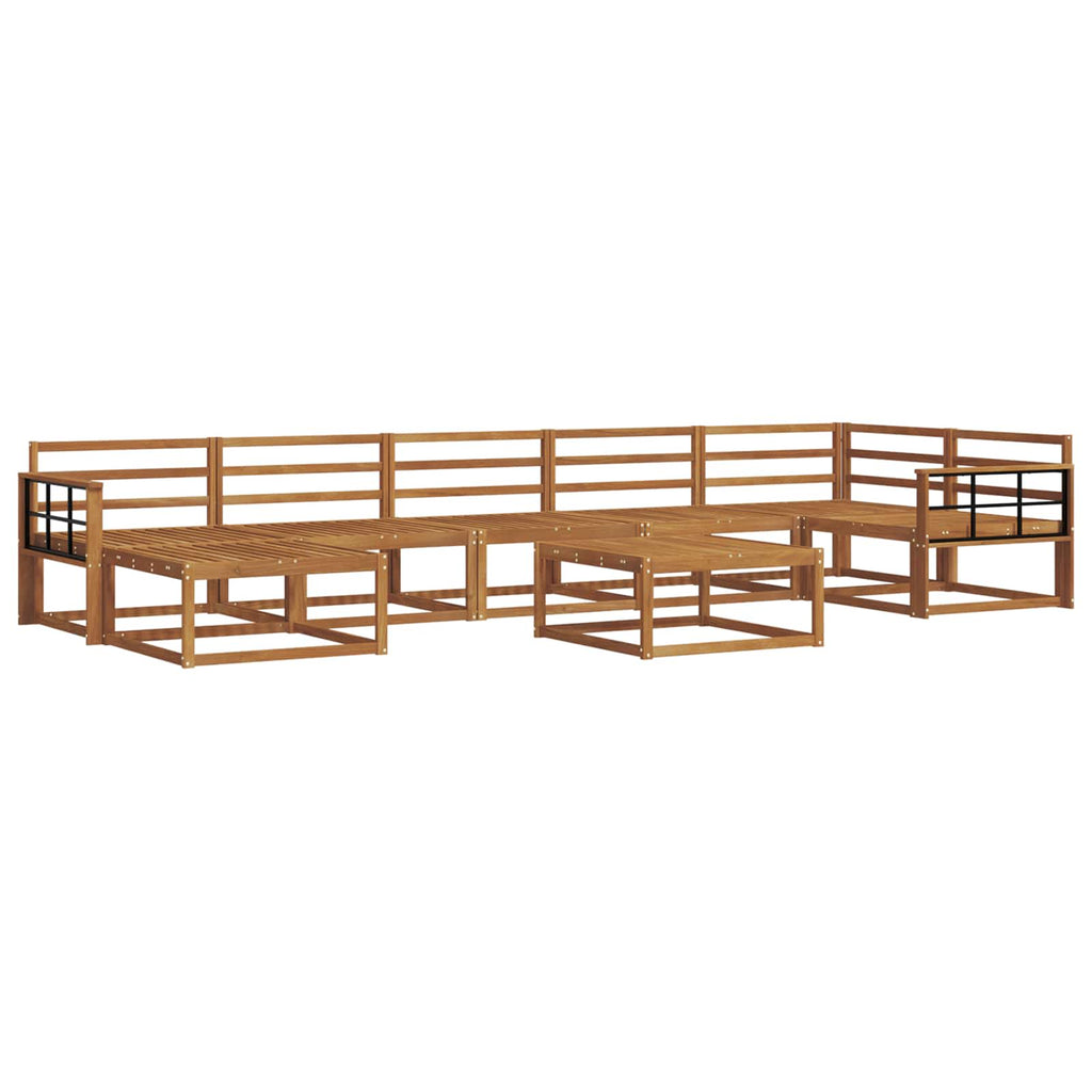 Outdoor-Sofagarnitur 8 pcs Natur Massivholz Akazie