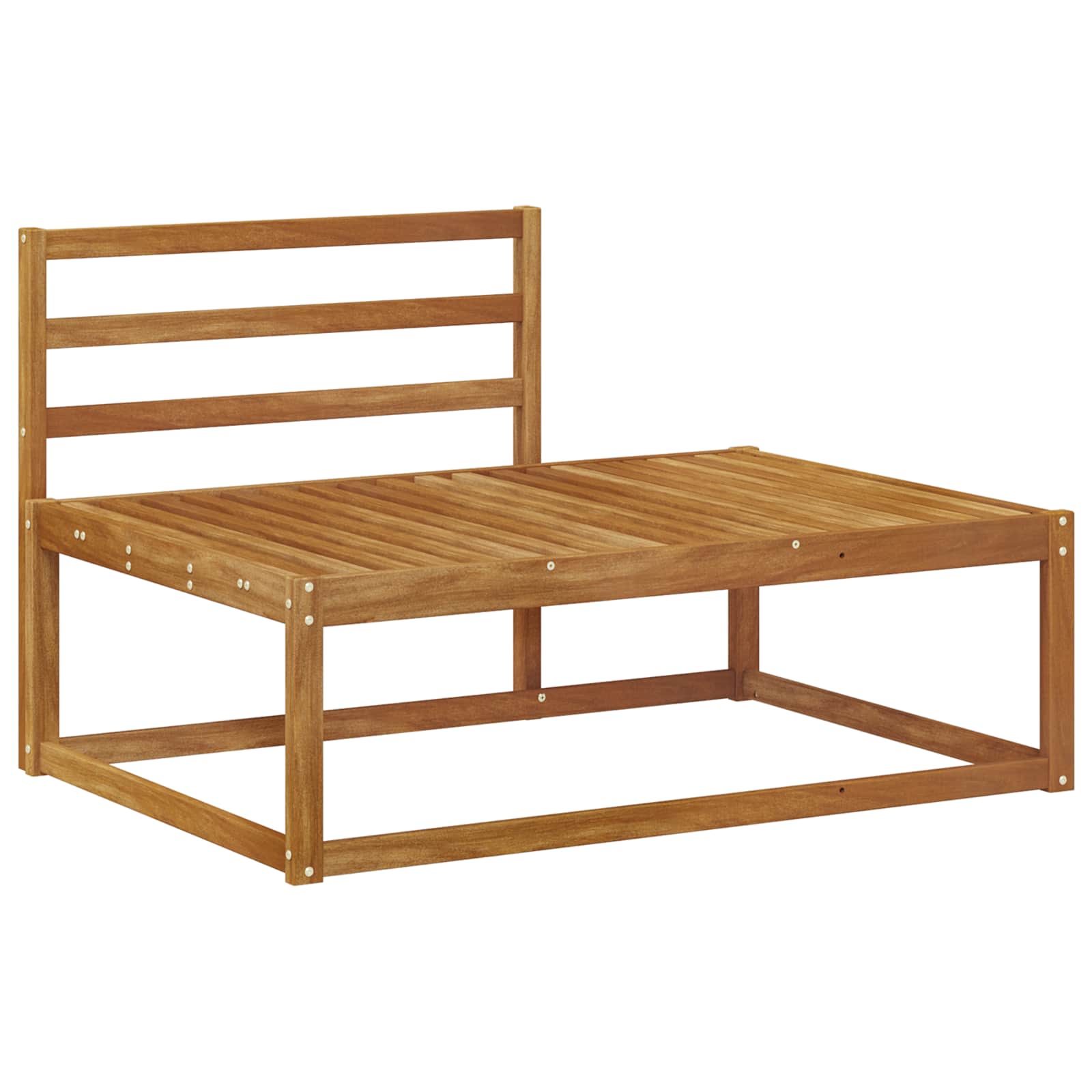 Outdoor-Sofagarnitur Natur Massivholz Akazie