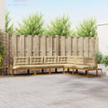 Outdoor-Sofagarnitur Natur und Beige