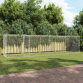 Hundekäfig Silber 800 x 200 x 200 cm Verzinkter Stahl