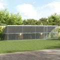 Hühnerkäfig 4 pcs Silber 800 x 200 x 200 cm Verzinkter Stahl