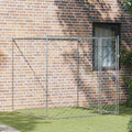 Hundekäfig Silber 200 x 200 x 200 cm Verzinkter Stahl
