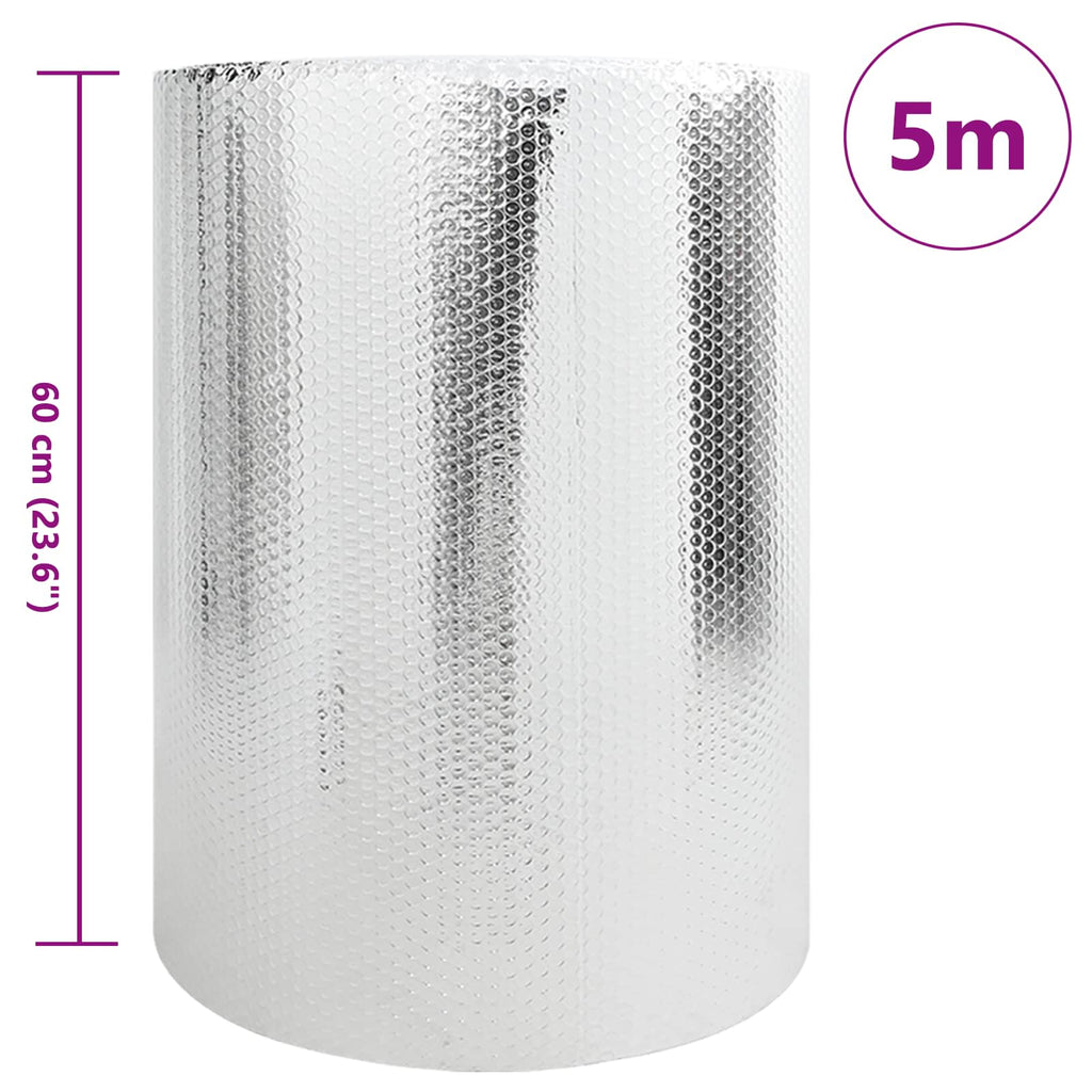 Heizkörper-Reflektorfolie Silber 5 x 0,6 m Polyethylen