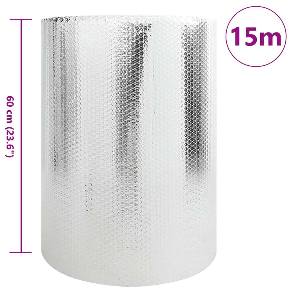 Heizkörper-Reflektorfolie Silber 15 x 0,6 m Polyethylen