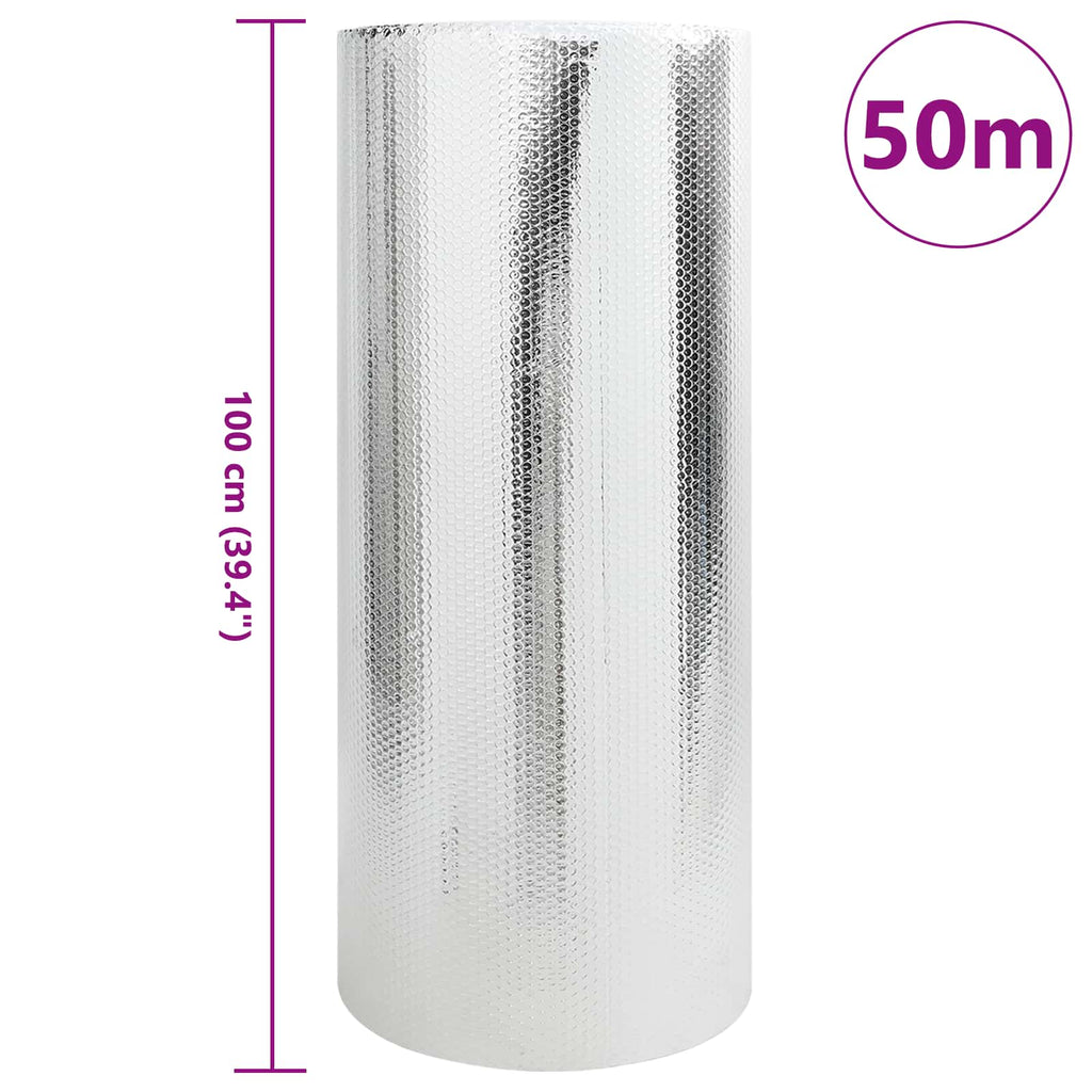 Heizkörper-Reflektorfolie Silber 50 x 1 m Polyethylen