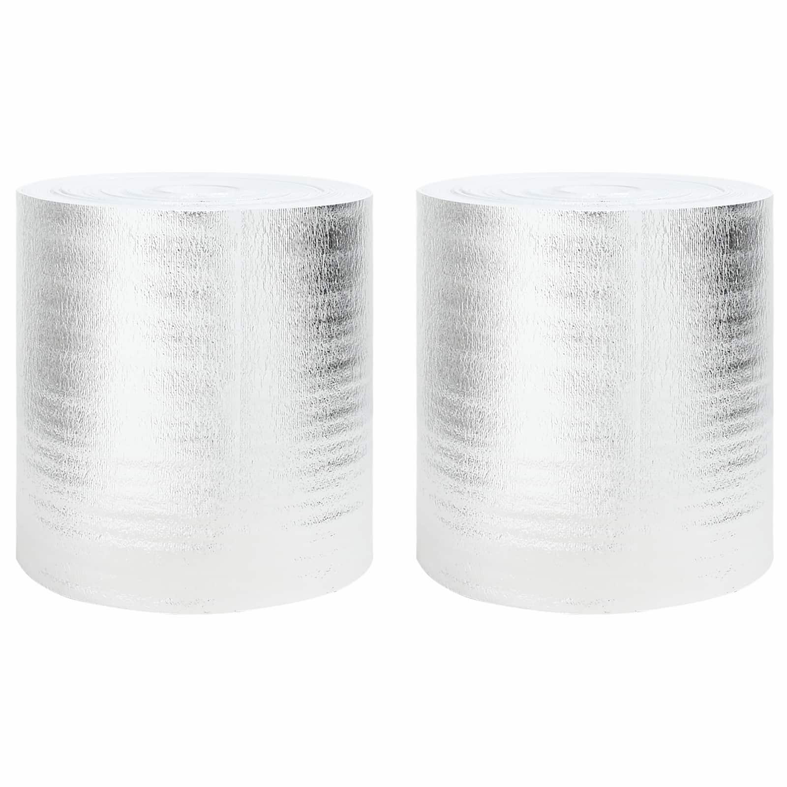 Heizkörper-Reflektorfolie 2 pcs Silber 25 x 0,5 m Polyethylen