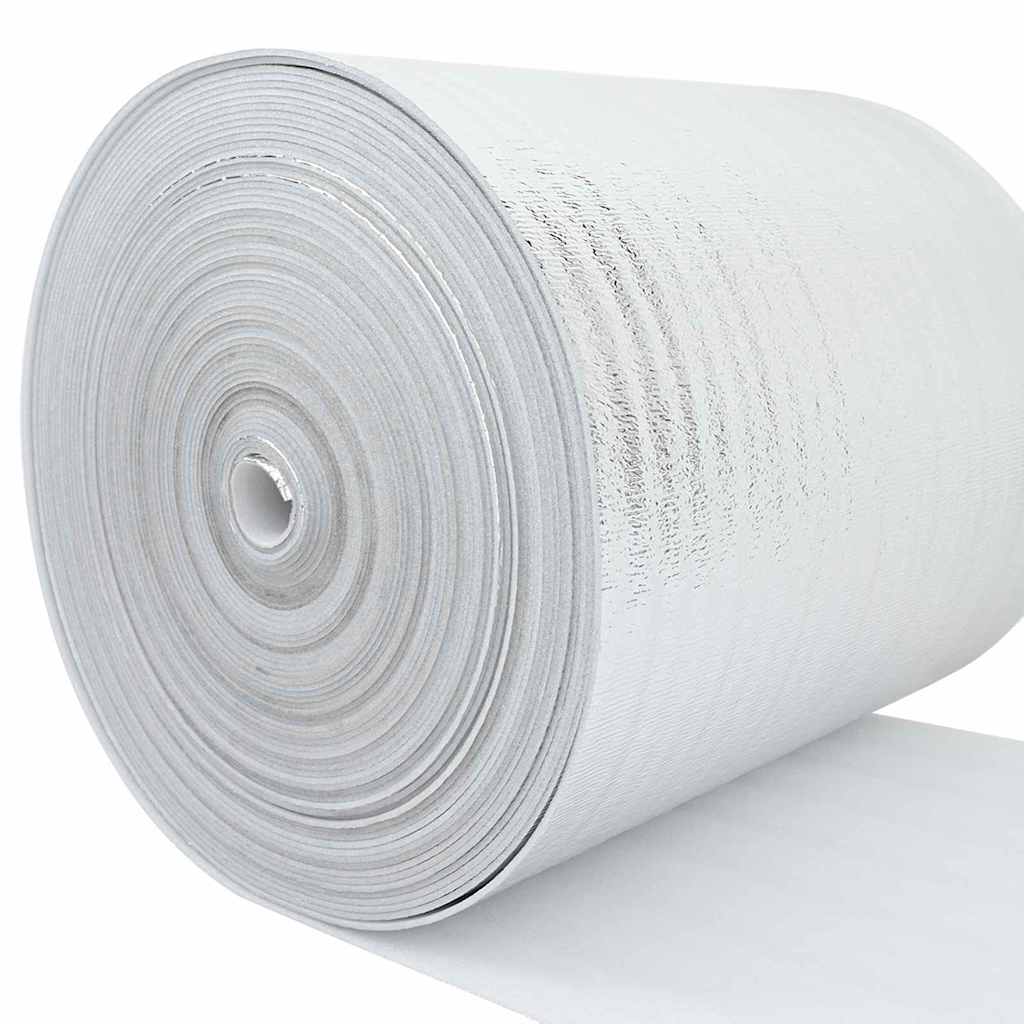 Heizkörper-Reflektorfolie Silber 25 x 1 m Polyethylen