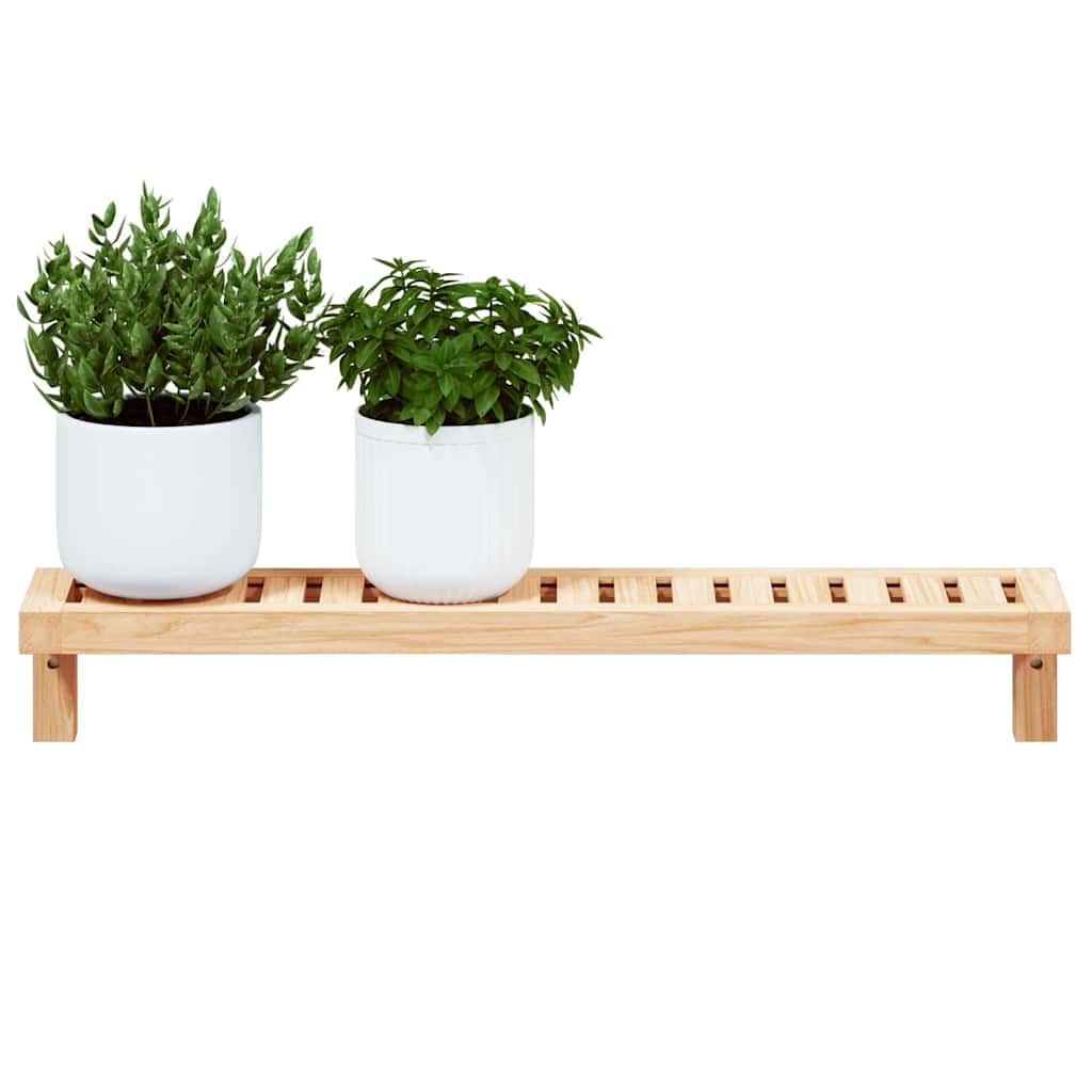 Wandhängeregal Natur 62 x 10 x 12,5 cm Massivholz aus Walnuss