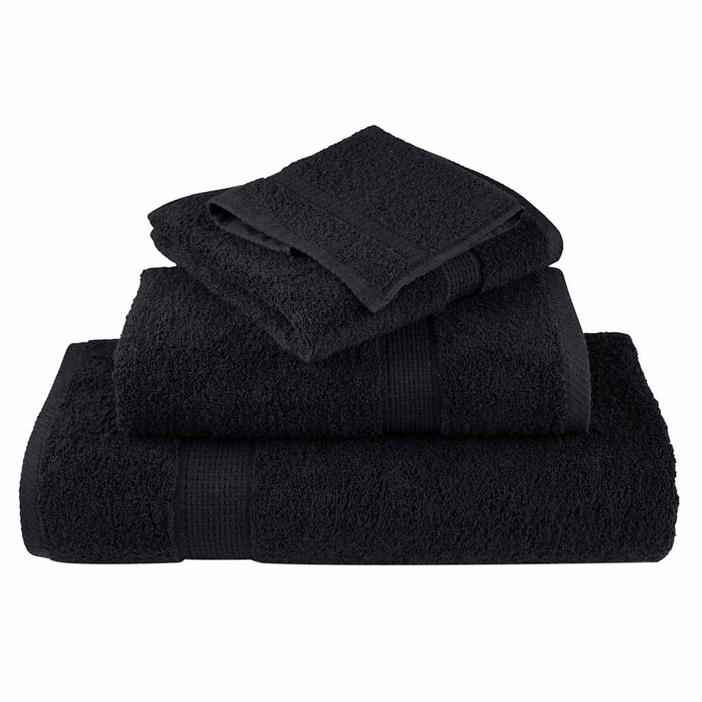 Gästetuch SOLUND 25 pcs Schwarz 70 x 140 cm 550 gsm