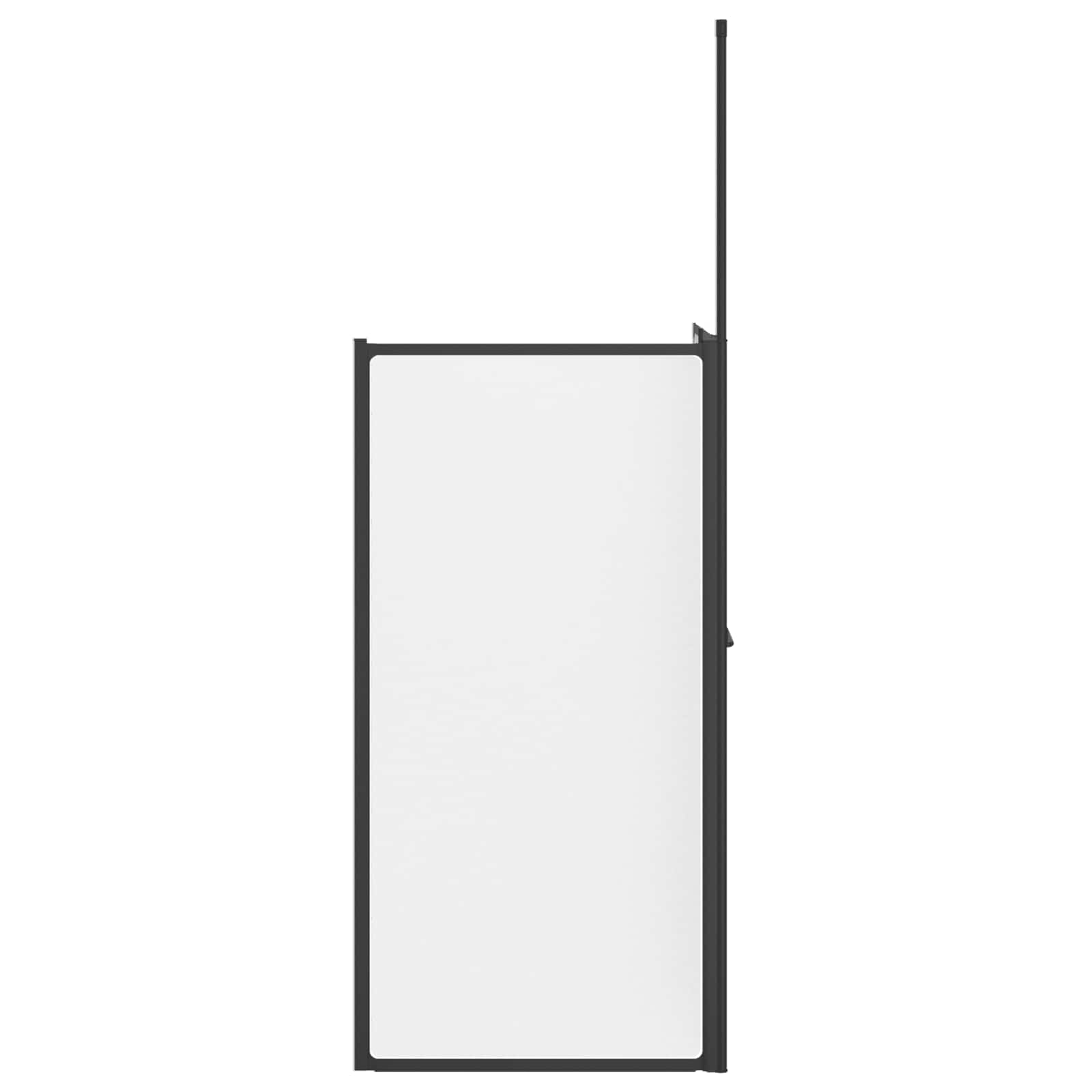 Duschwand Weiß 120 x 70 x 137 cm Aluminium