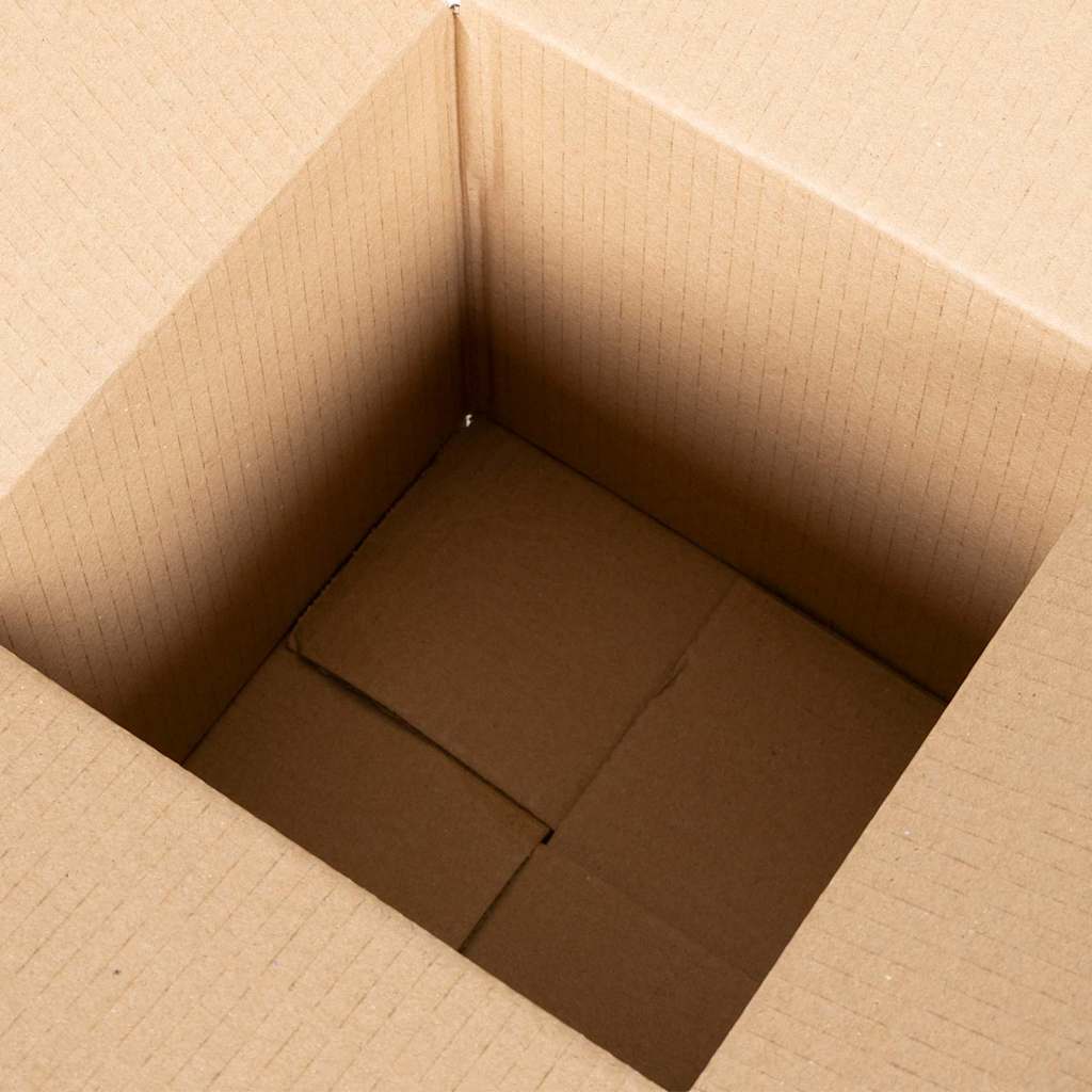 Faltbox mit Speicher 50 pcs Natur 20 x 20 x 20 cm Karton