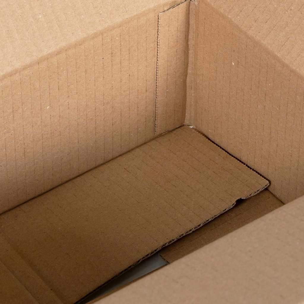 Faltbox mit Speicher 50 pcs Natur 25 x 17,5 x 10 cm Karton